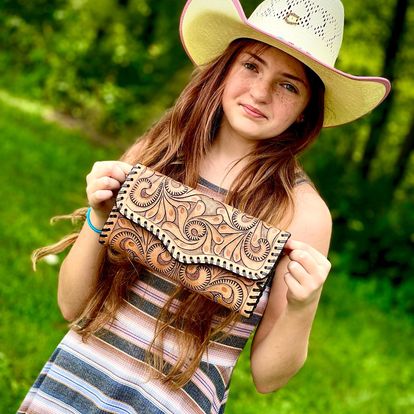 Tooled Leather Wallets