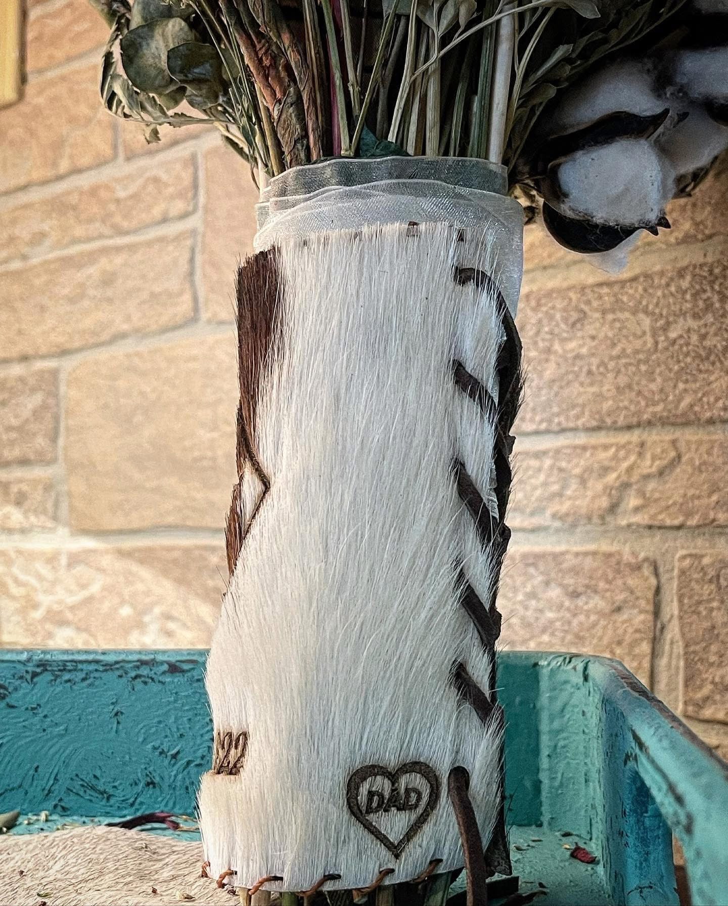 COWHIDE BOUQUET WRAPS