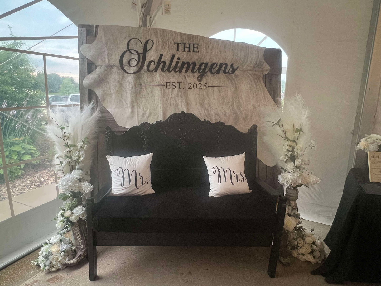 CUSTOM COWHIDE BACKDROPS