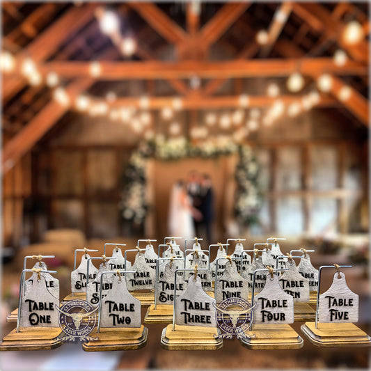 RUSTIC TABLE NUMBERS