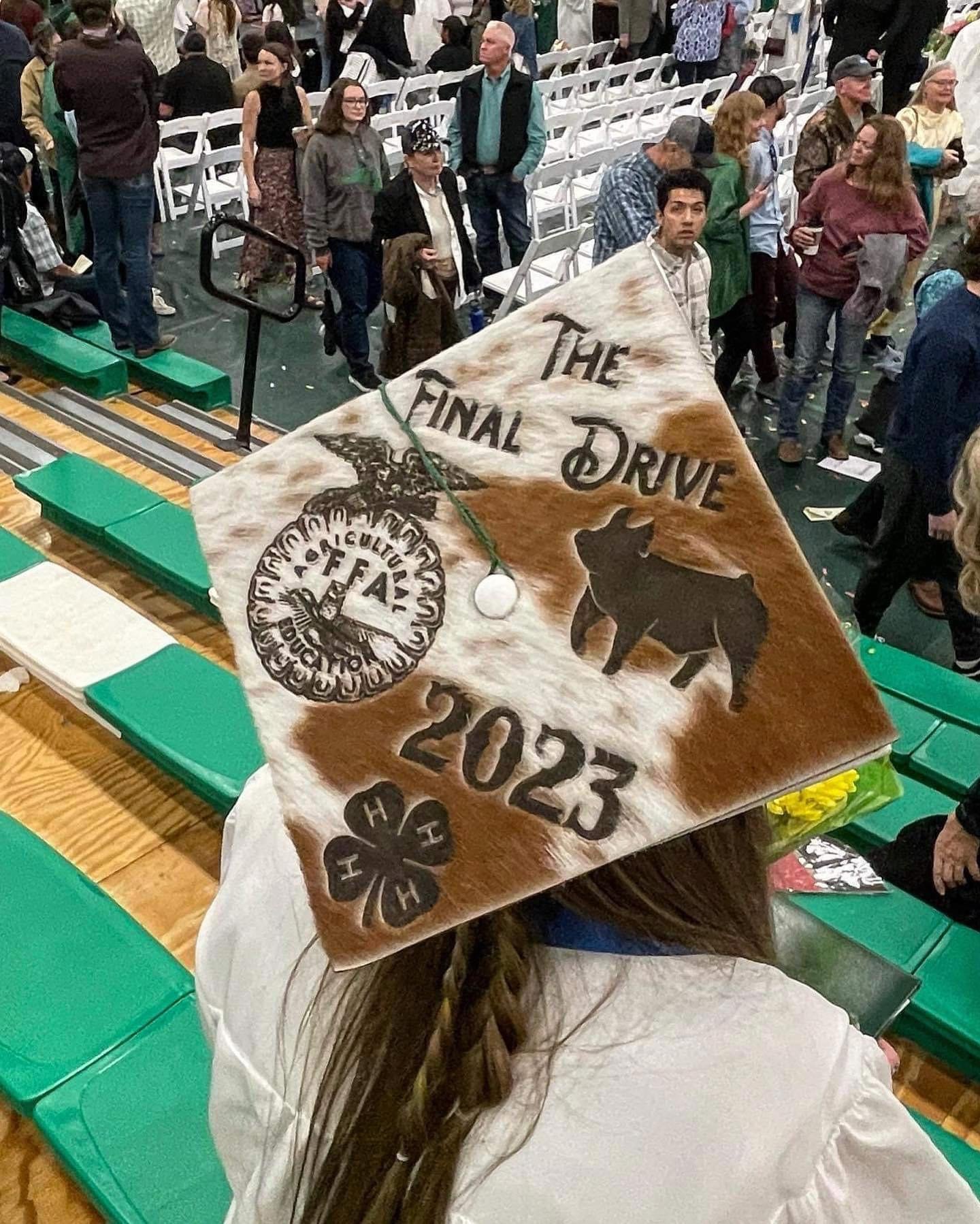 FULLY CUSTOM COWHIDE GRAD CAP COVERS