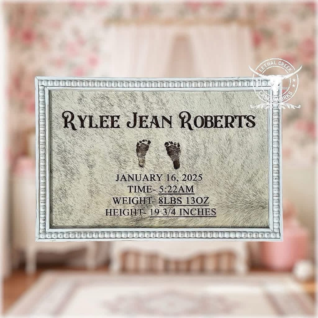 PHOTO BRANDED FOOTPRINT DECOR