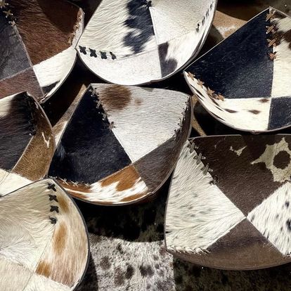 Cowhide Bowls