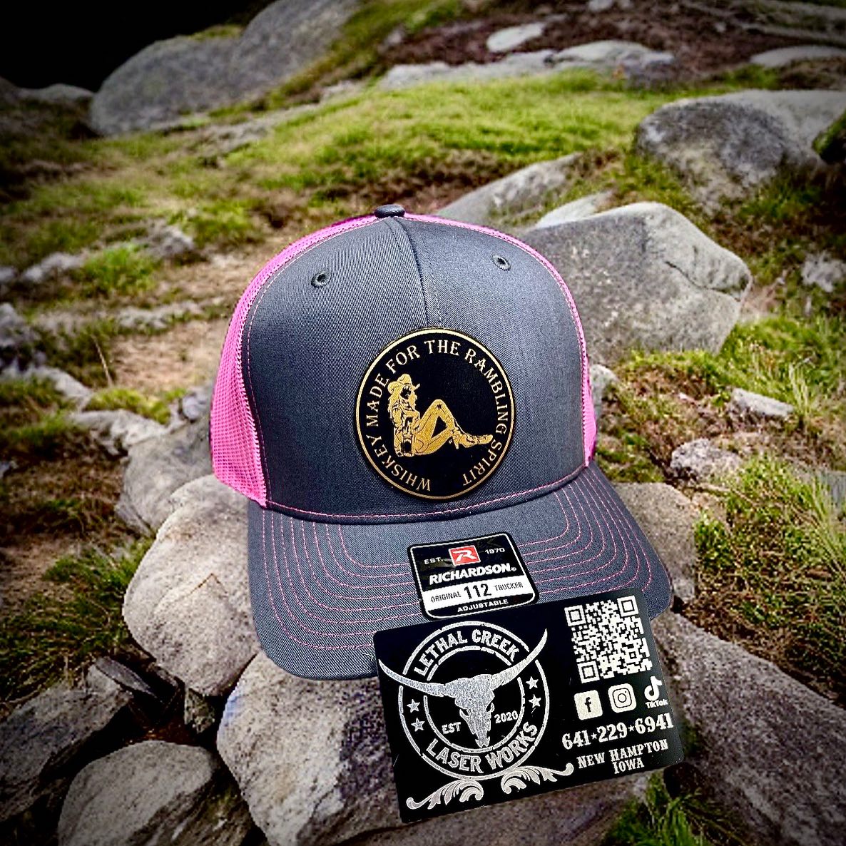 Whiskey Made for the Rambling Spirit Trucker Hats