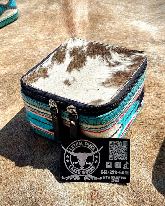 Cowhide Jewelry Case