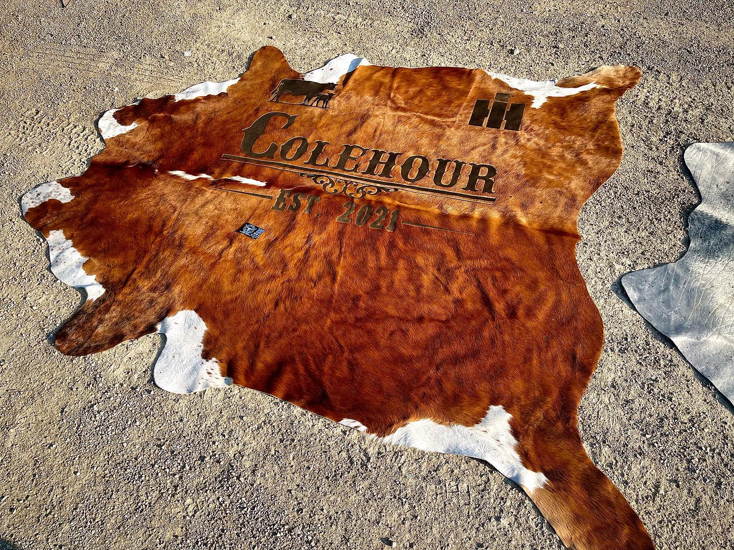 Get Branded Hereford Cowhide