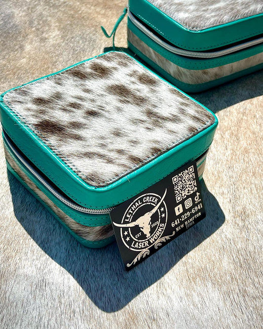 Small Cowhide Jewelry Box