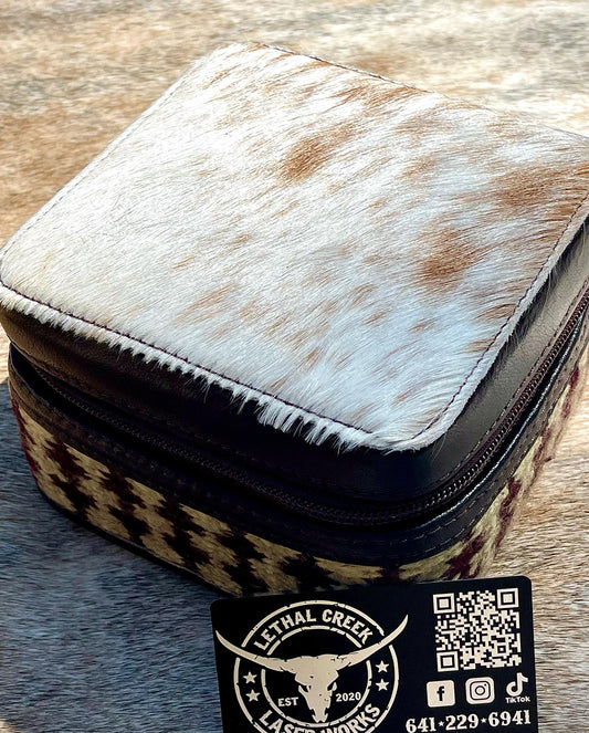 Cowhide Jewelry Box