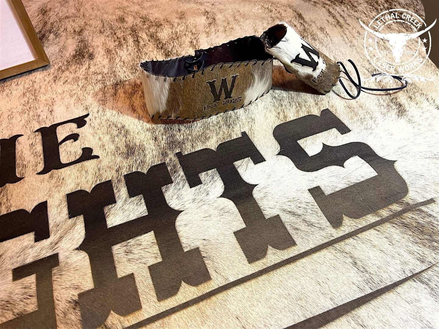 COWHIDE BOUQUET WRAPS