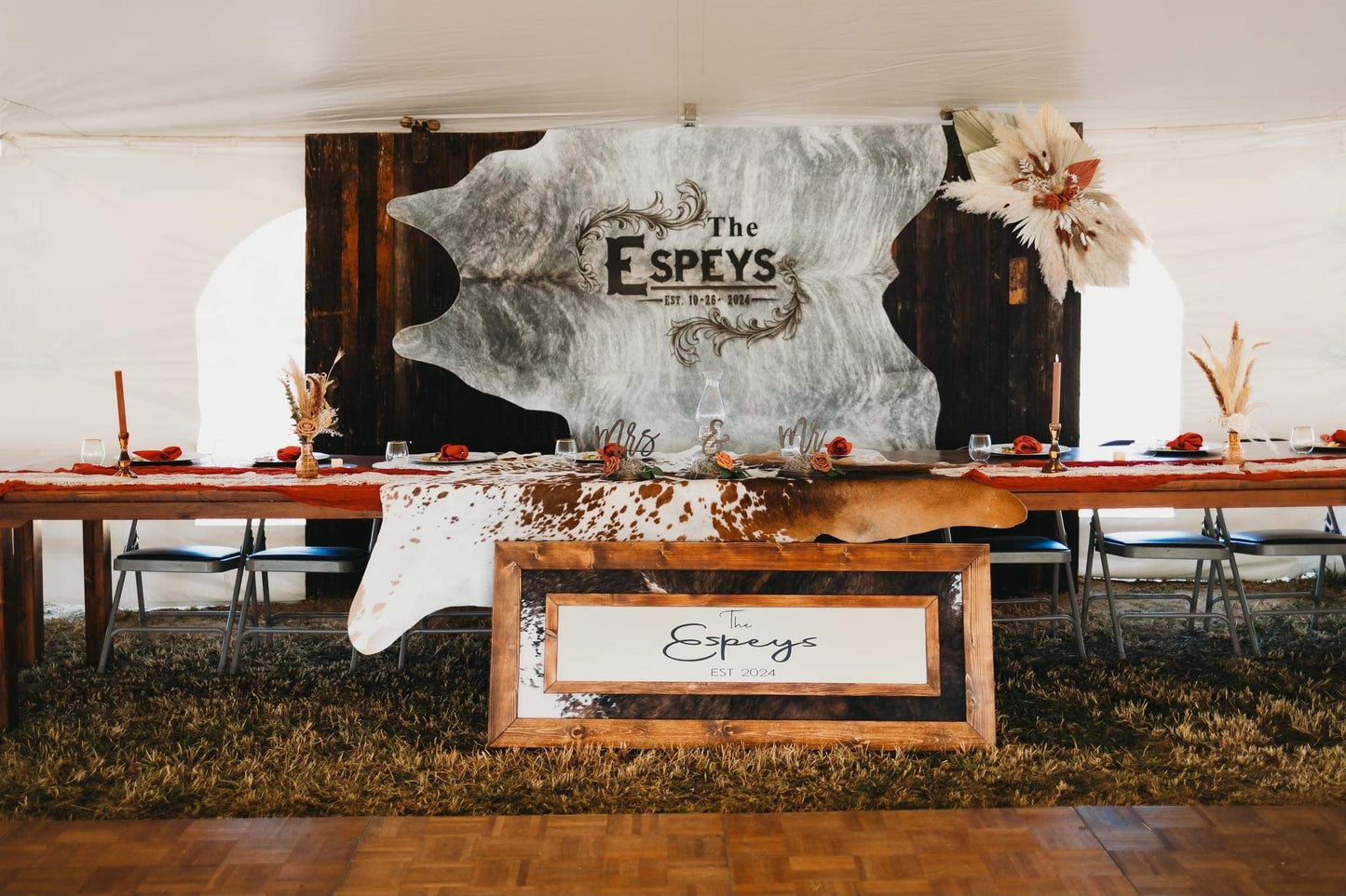 CUSTOM FULLY DESIGNED COWHIDE