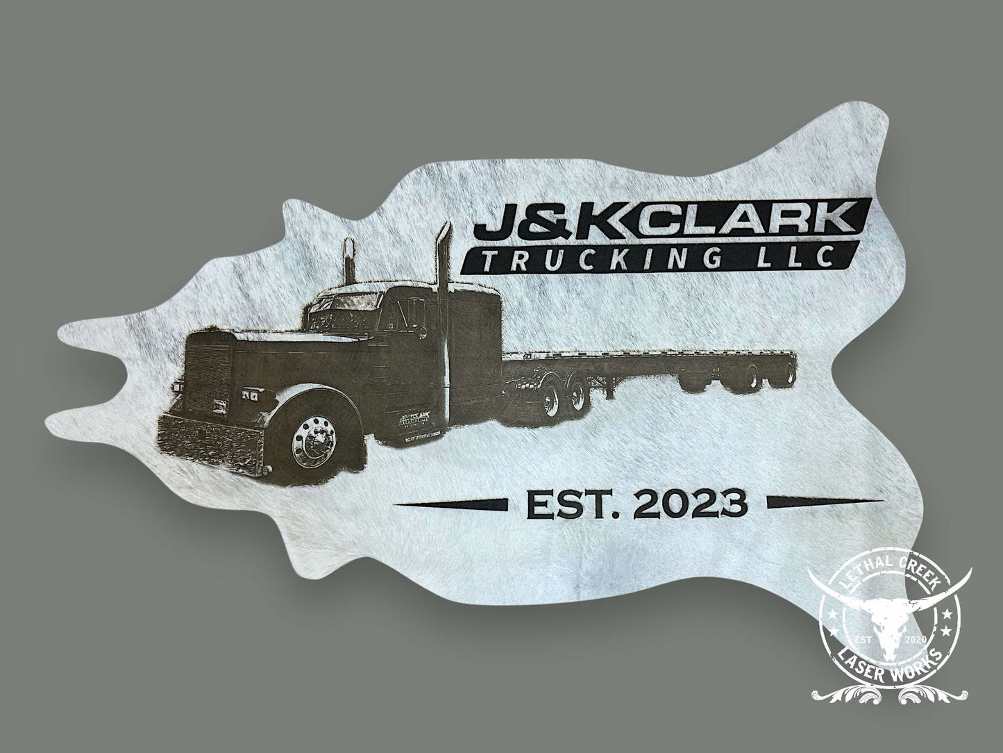 GET BRANDED PHOTO COWHIDE