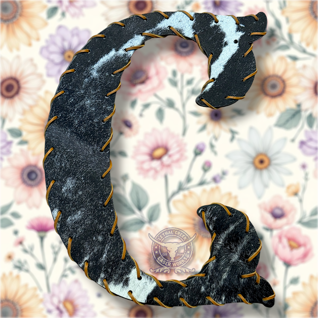 COWHIDE LETTERS