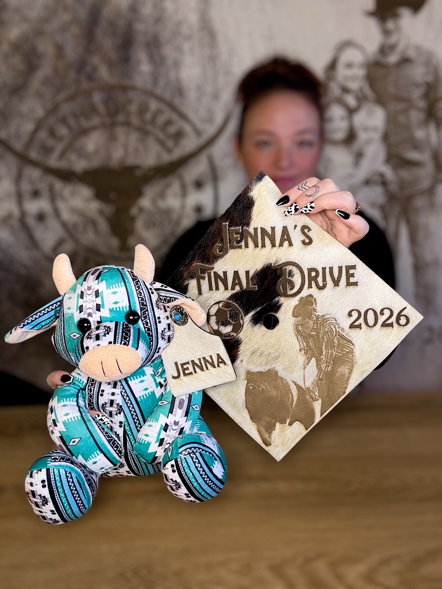 Photo Branded Graduation Cap Covers