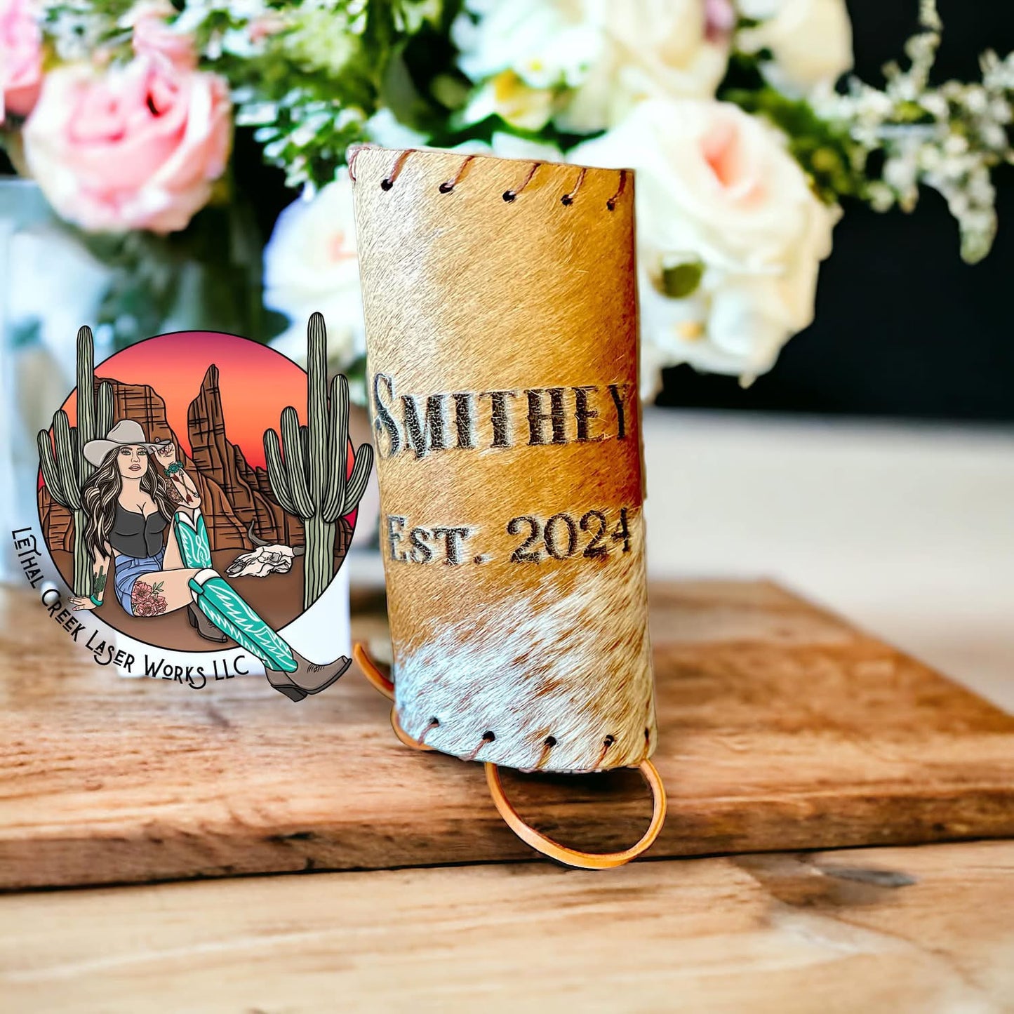 COWHIDE BOUQUET WRAPS