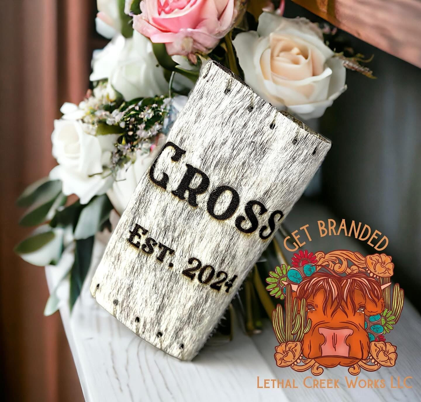 COWHIDE BOUQUET WRAPS