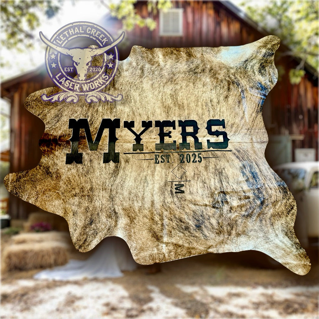 CUSTOM COWHIDE BACKDROPS