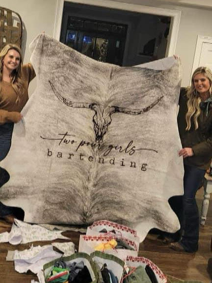 CUSTOM COWHIDE BACKDROPS