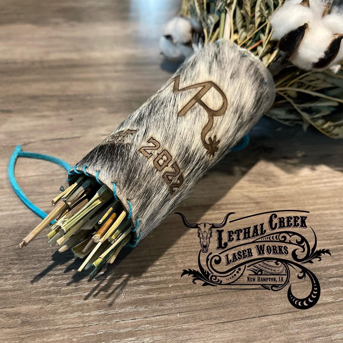 COWHIDE BOUQUET WRAPS