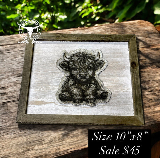 BABY HIGHLAND COW DECOR
