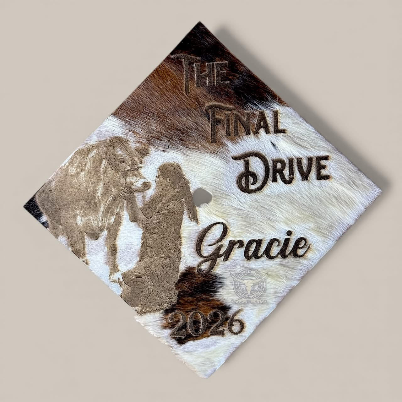Photo Branded Graduation Cap Covers