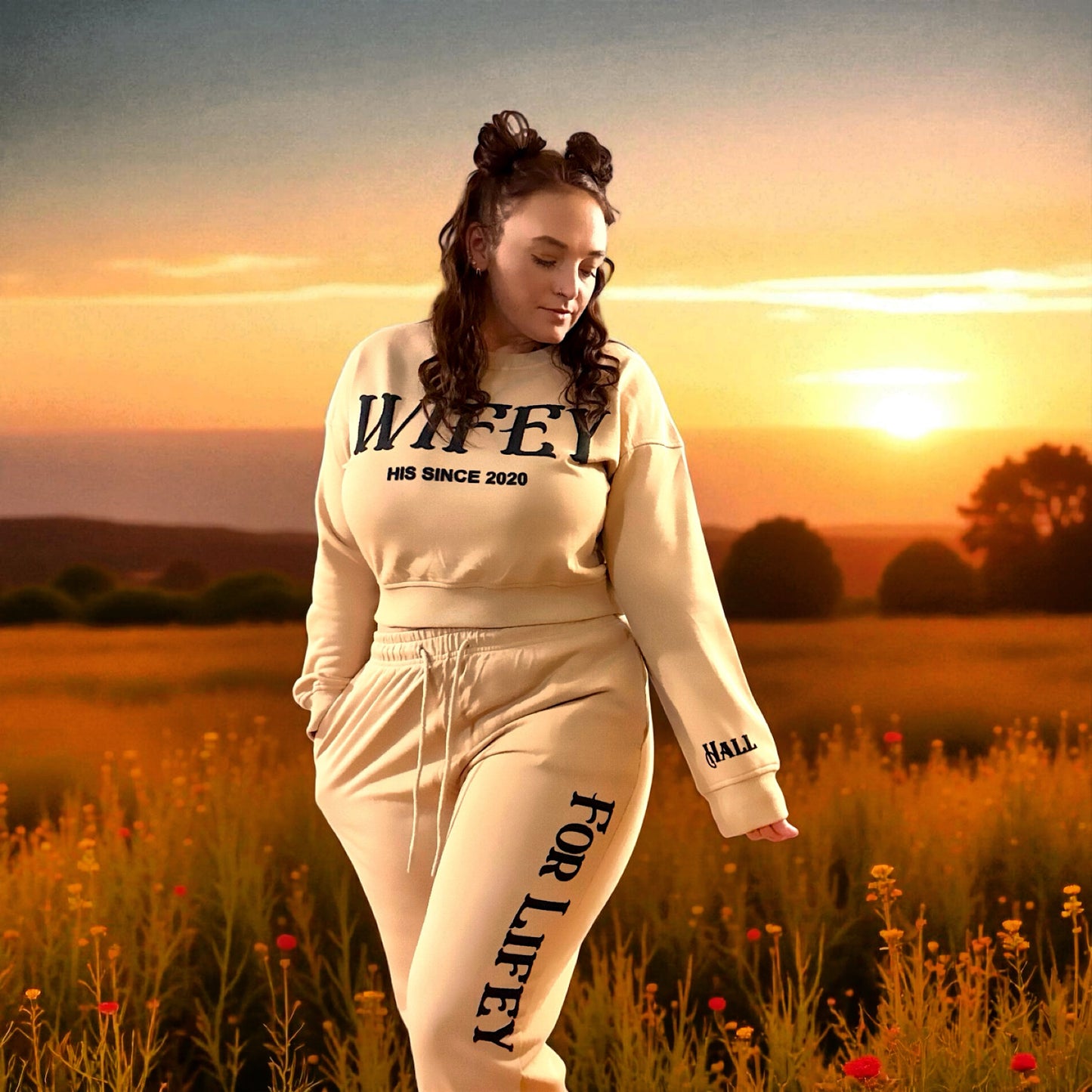 Wifey for Lifey Sweat Suit