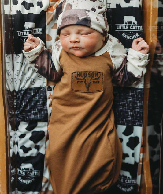 NEWBORN PATCHED OUTFIT