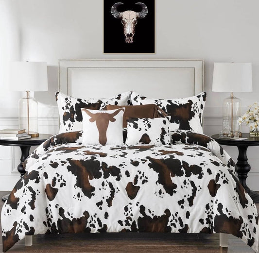 Cowprint Comforter Set